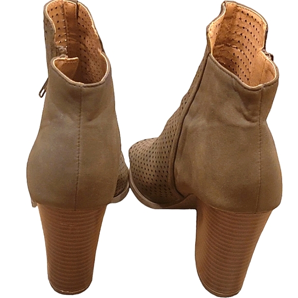 Olive Green Booties - Picture 5 of 8